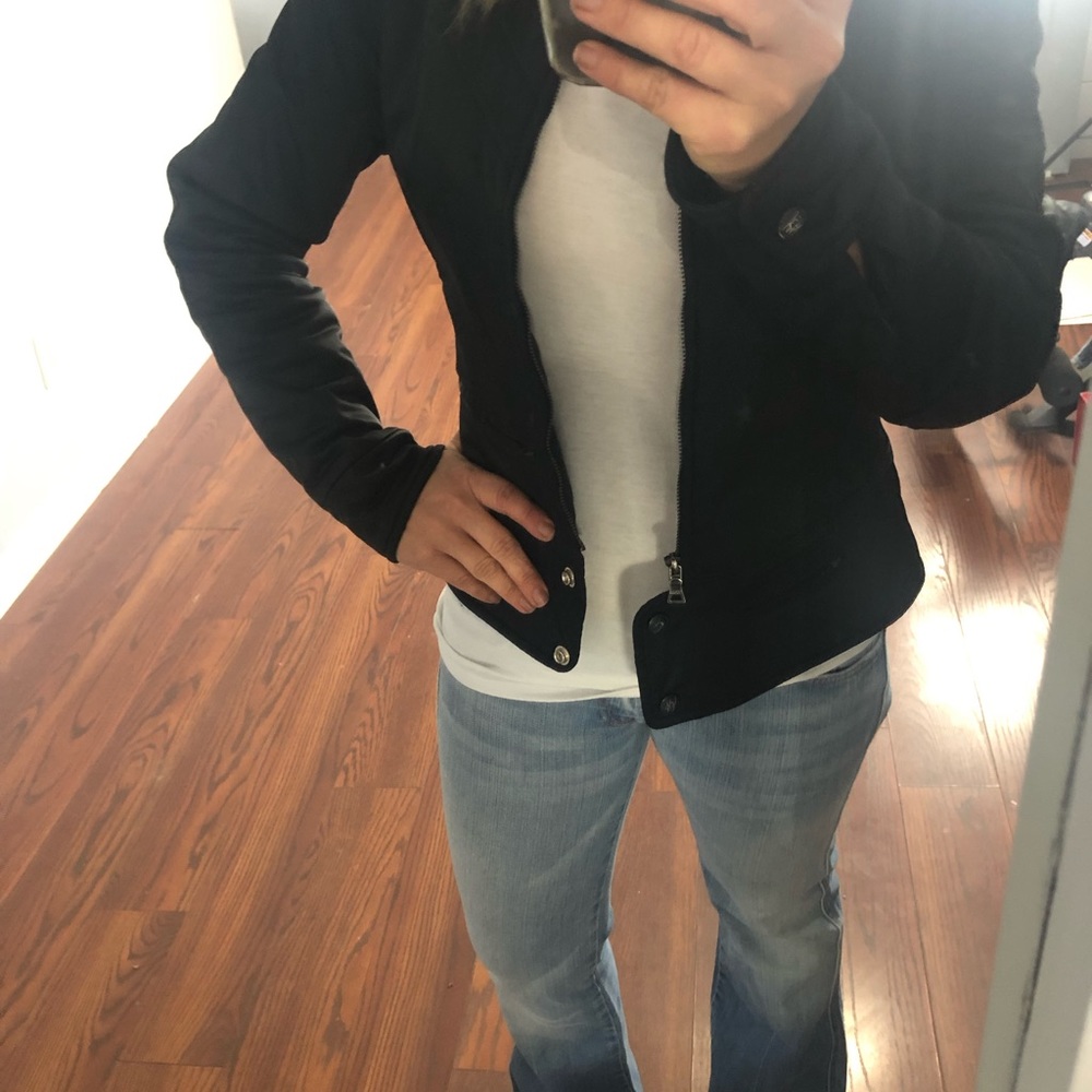 Guess jeans black jacket size small